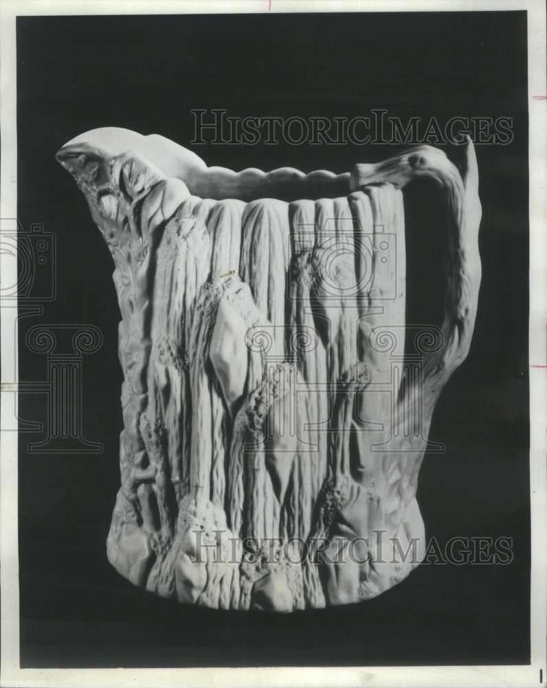 1967 Niagara Falls Design Pitcher 1850s - Historic Images