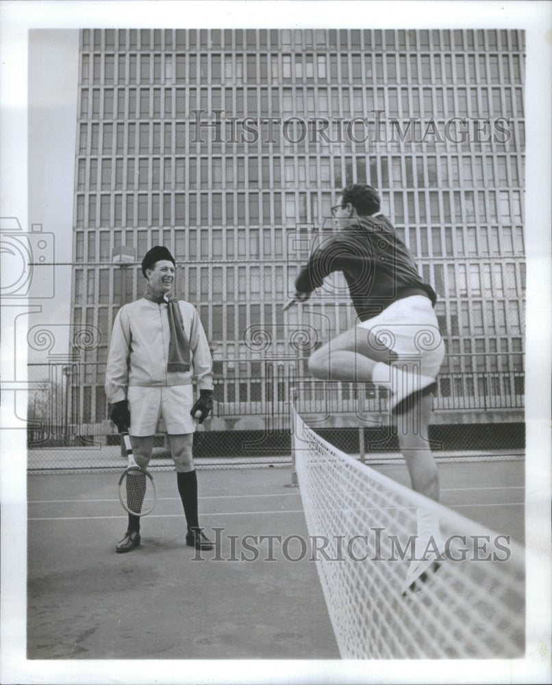 1969 Tennis Wintry Chill House Project Hot  - Historic Images