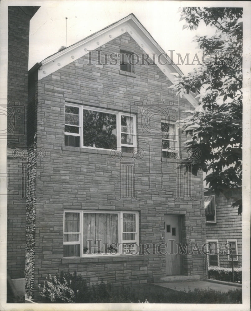 1956 Press Photo two flat Marsh field modern building - Historic Images