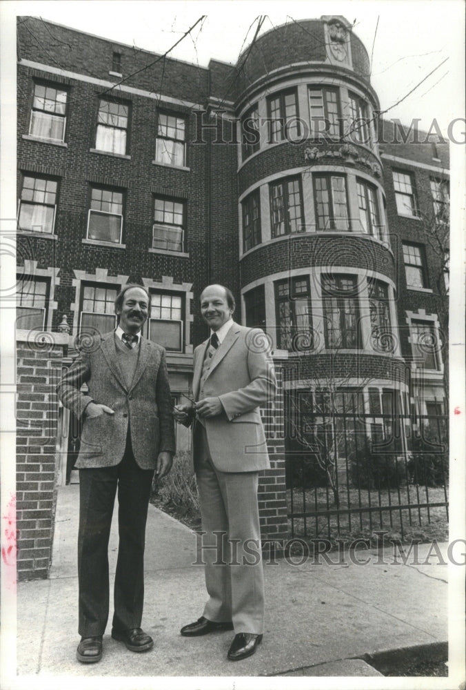 1972 Press Photo Hal Lichterman William Winsteadt rehab - Historic Images