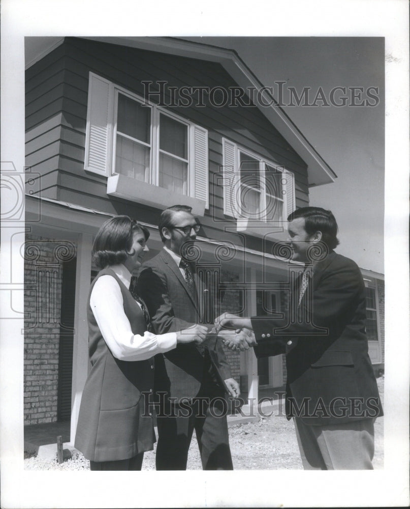 1971 Tom Riley Sales Manager Winston Key - Historic Images