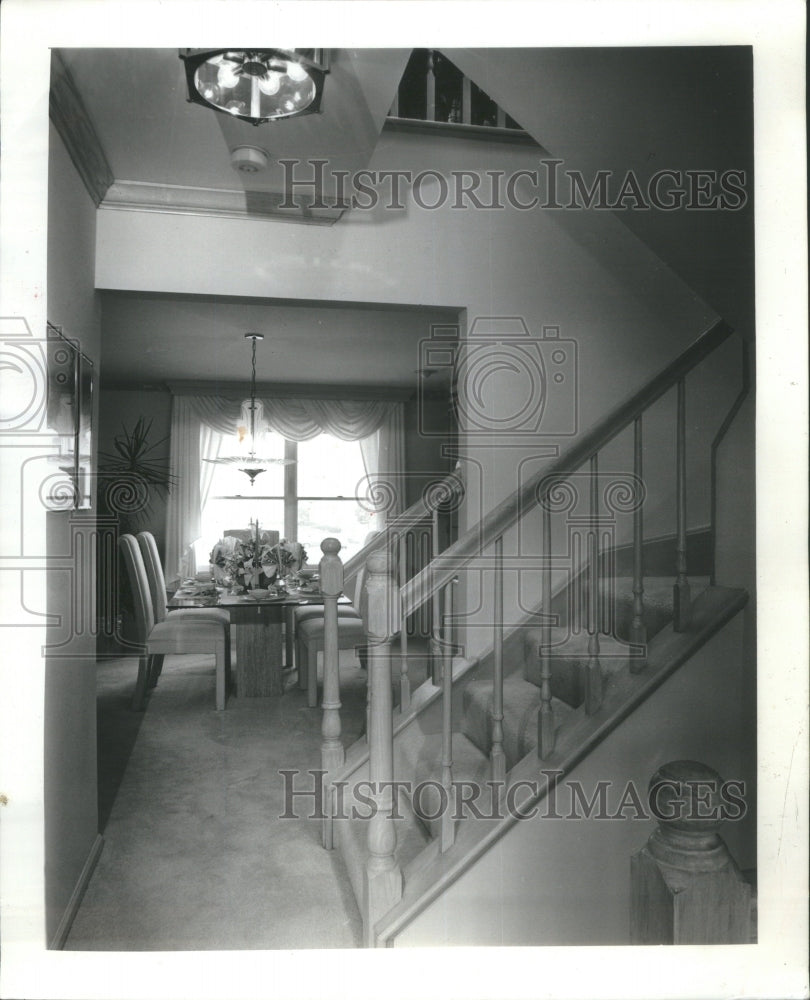 1989 Woxford formal dining room Rich Crown - Historic Images