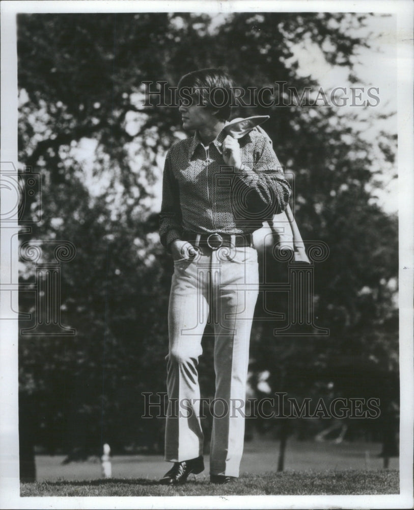 1972 Press Photo Rendition Kits Out Fit Washable Slacks - Historic Images