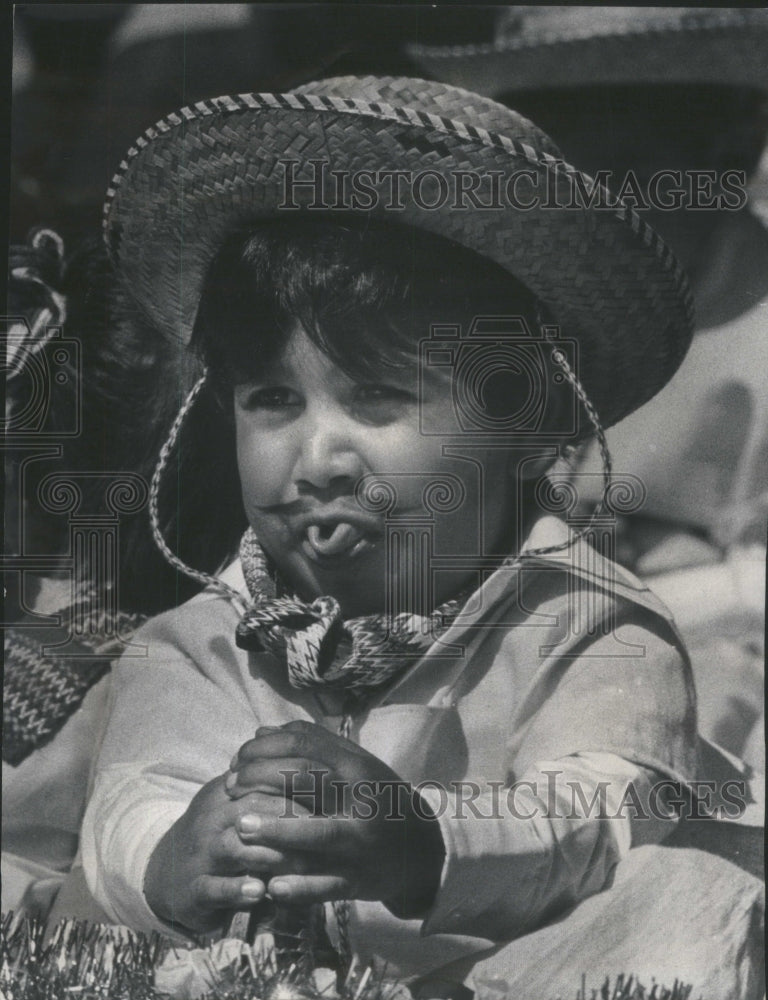 1972 Down State huge Parade Mexico event - Historic Images