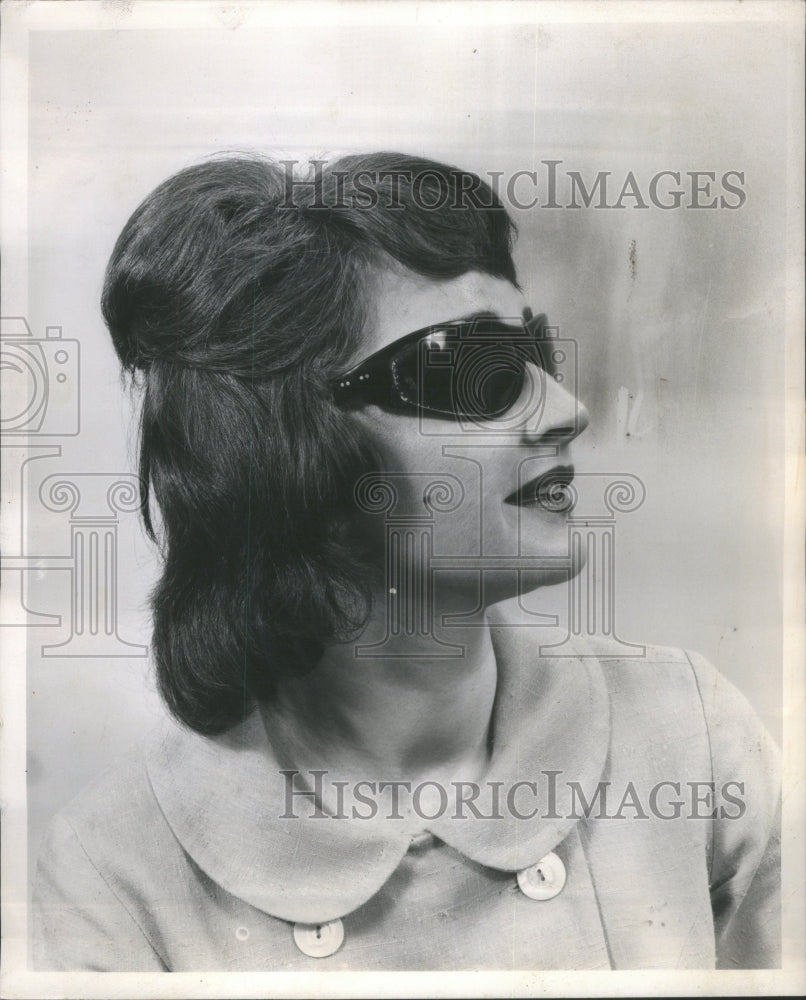 1962 Woman  wearing &quot;Jacqui&quot; Sun Glasses-Historic Images