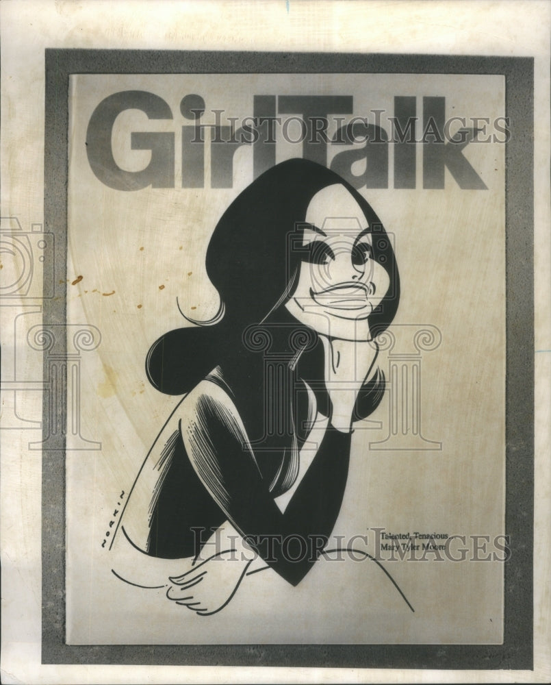 1972 Mary Tyler Moore cover Girl Talk - Historic Images