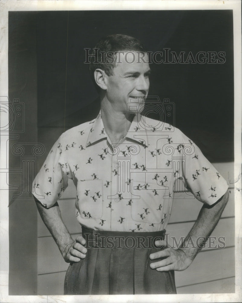 1955 Hobos Sport Shirt Direction Pongee - Historic Images