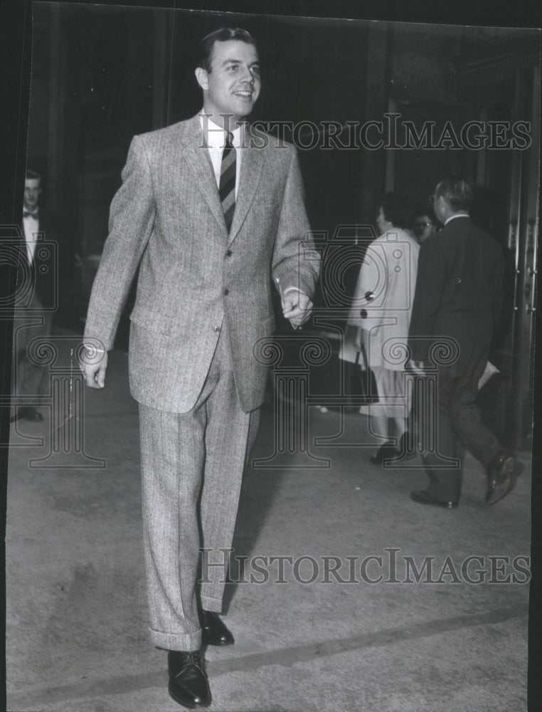 1956 Tweed Jacket Sport Coat Breasted Suit - Historic Images