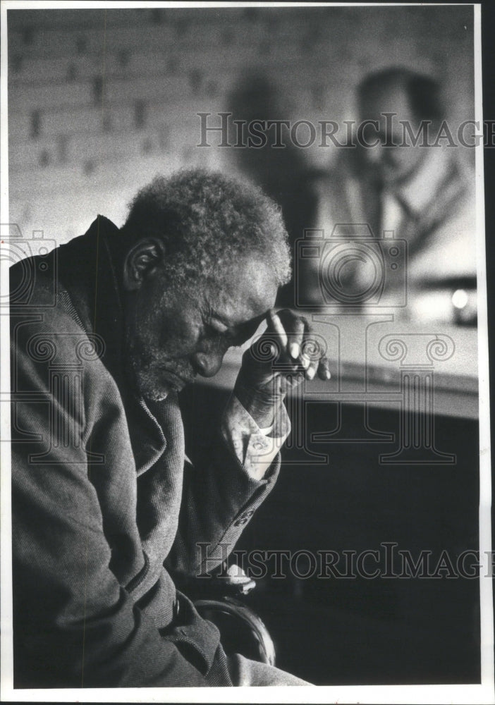 1989 Press Photo George Gill Montgomery Convalescent - RRU80317 - Historic Images