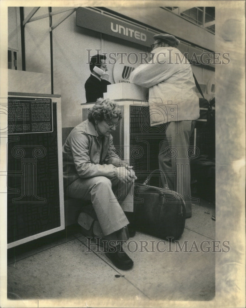 1982 O&#39;Hare International Airport Passenger - Historic Images