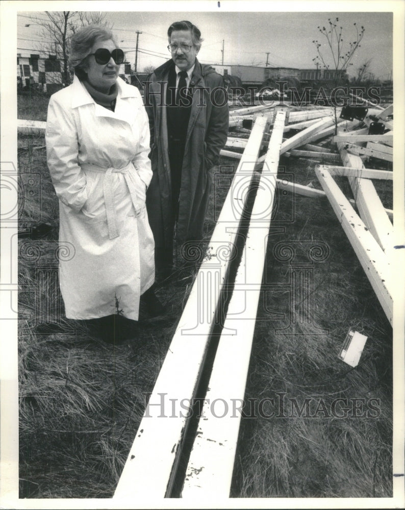 1987 Press Photo Merrill O&#39;Hare International Airport - Historic Images