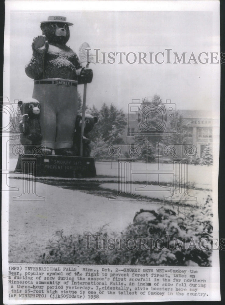 1958, Smokey The Bear Forest Fire Prevention - RRU80901 - Historic Images