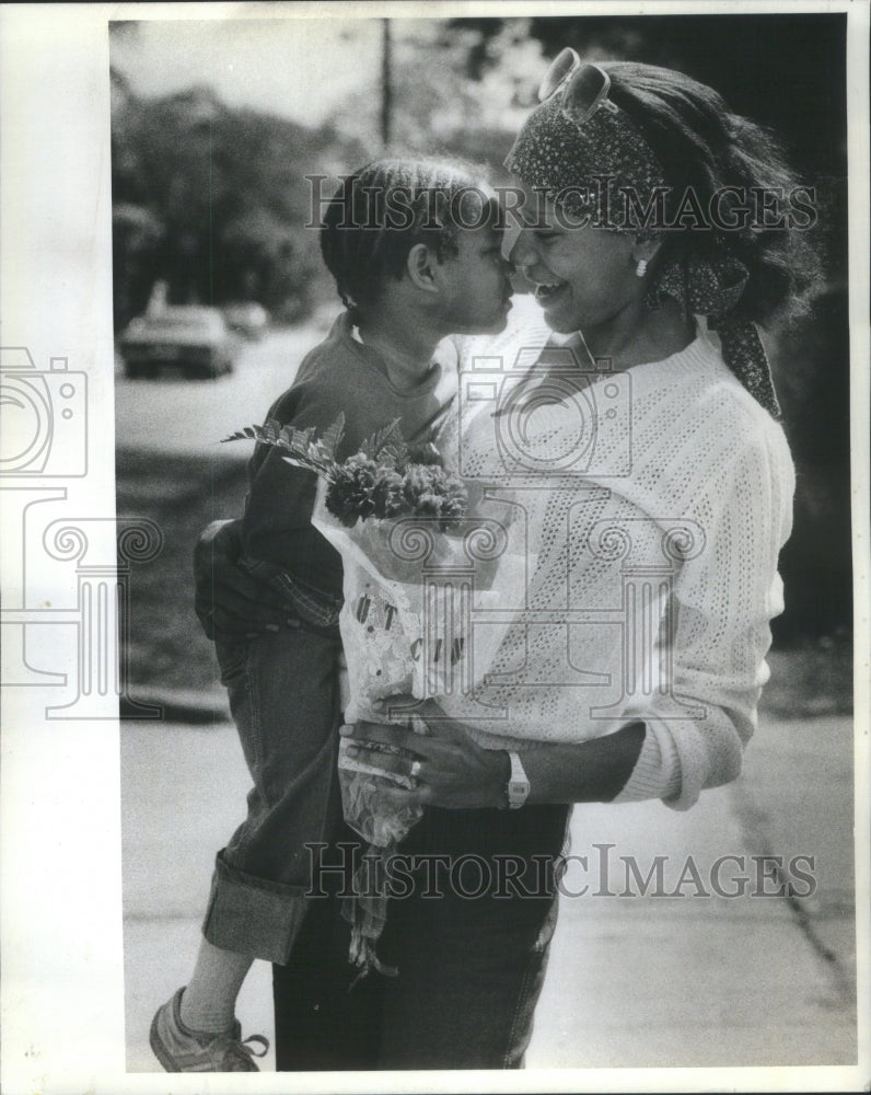 1982 Lisa McDaniels daughter Sharhonda - Historic Images