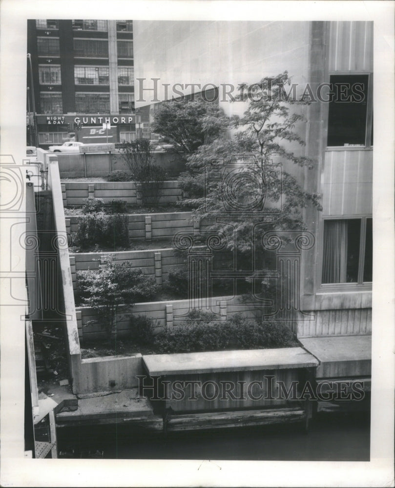 1962 Press Photo Gardens and Riverside Building Chicago - RRU82205 - Historic Images