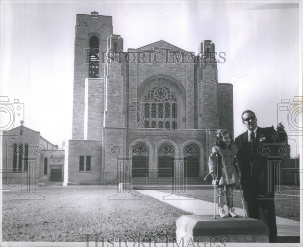 1954 March Dimes Mary Kosloski Paul Schmit - Historic Images