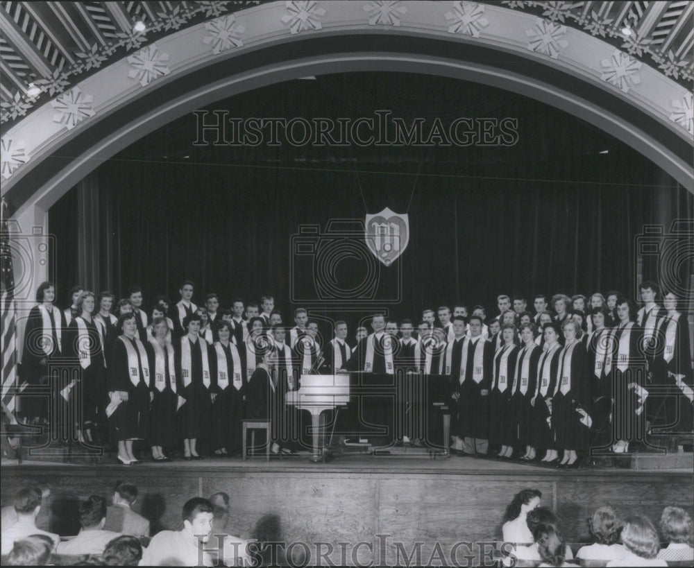 1954 Mooseheart Catholic Protestant Choir - Historic Images