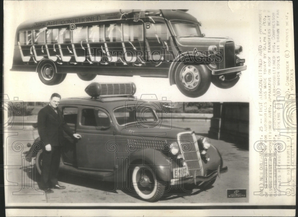 1935 First Air Conditioned Car/Bus - Historic Images