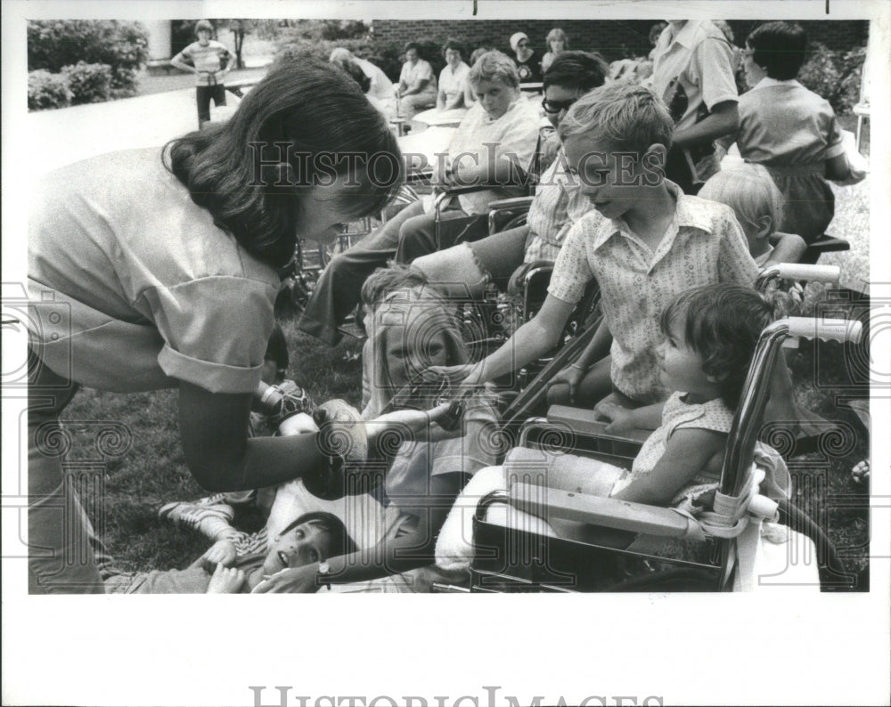 1978 Press Photo Lincoln Park Zoo Shriner&#39;s Hospital - RRU83075 - Historic Images