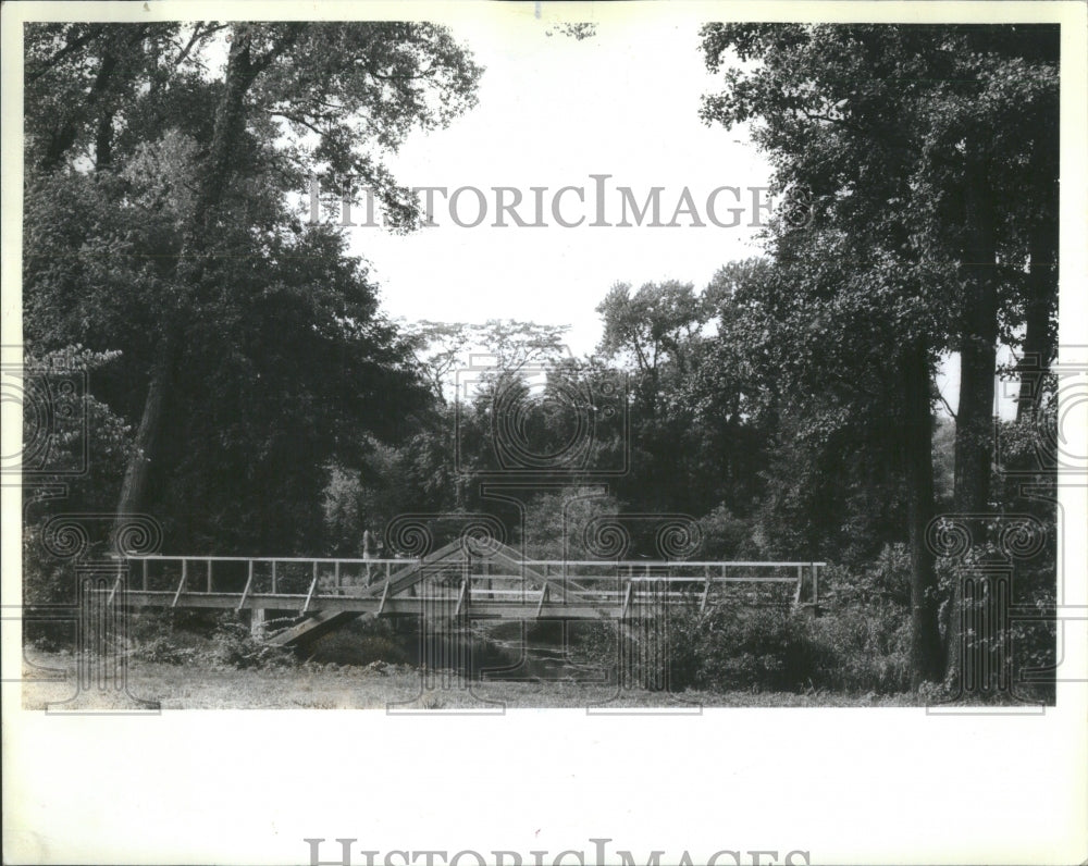 1983 Press Photo Walking Trails Morton Arboretum - RRU83599 - Historic Images