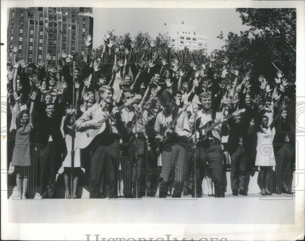 1968, Up With People Washington Square Park - RRU83657 - Historic Images