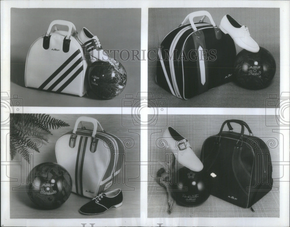 1973 Press Photo Ball Bags and Shoes from AMF - RRU83725 - Historic Images