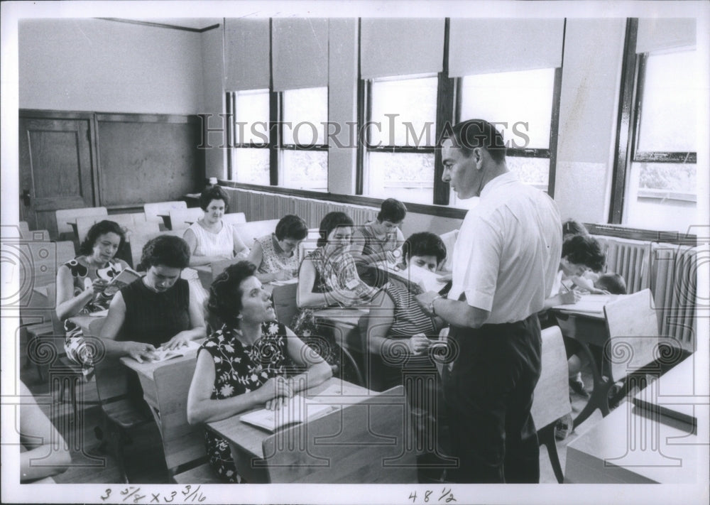 1966 Press Photo Hunter School Robert Daundas students - Historic Images