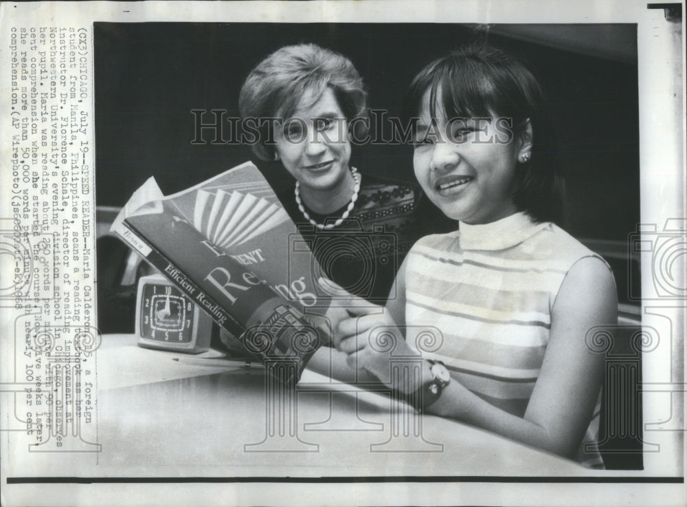 1968 Press Photo Maria Calderon Foreign Student Manila - RRU84293 - Historic Images