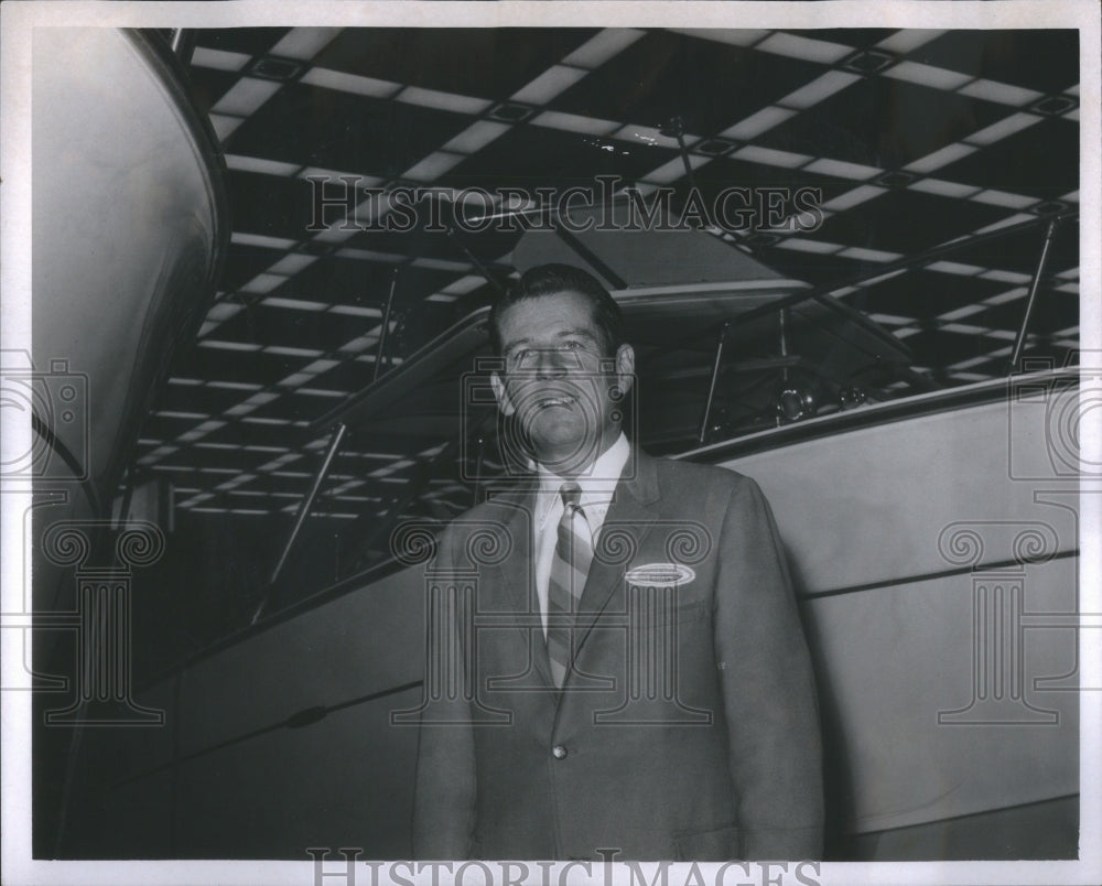 1970 Press Photo Ted Douglas President Boat Industry - RRU84391 - Historic Images