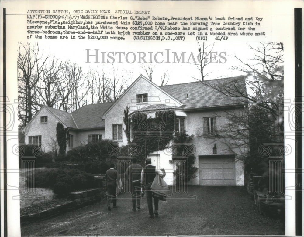 1973, Charles Rebozo House Maryland - RRU84507 - Historic Images