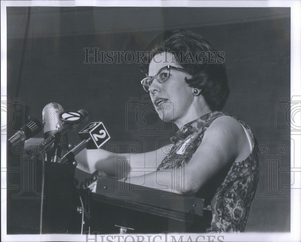 1967, Mary Ellen Riordan Teacher Meeting - RRU84535 - Historic Images