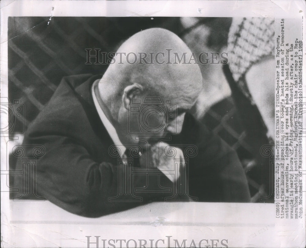 1952 SPEAKER SAM RAYBURN US HOUSE - Historic Images