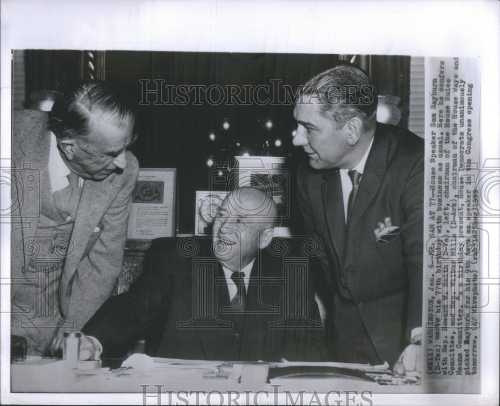 1959 House Speaker Sam Rayburn at 77-Historic Images