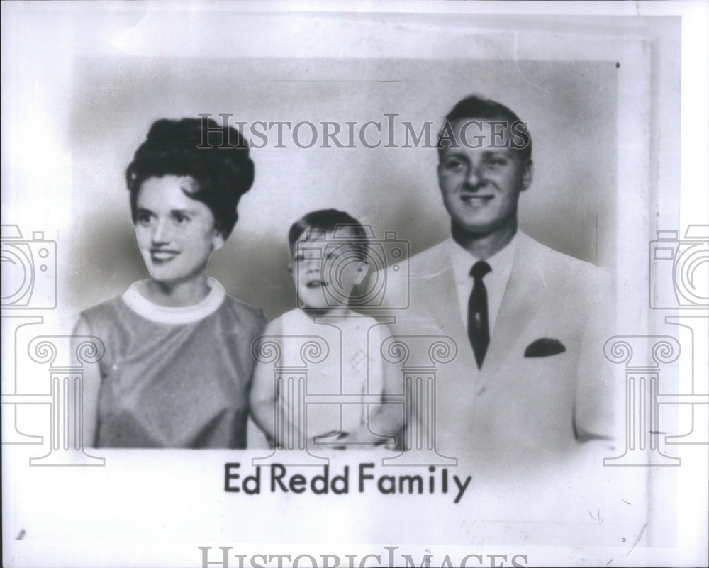 1968 Press Photo Edward Redd family - RRU84581 - Historic Images