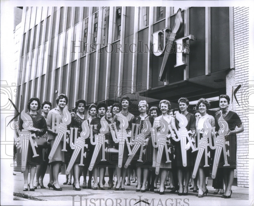 1961, UNITED FOUNDATION HOSTESSES - RRU84615 - Historic Images