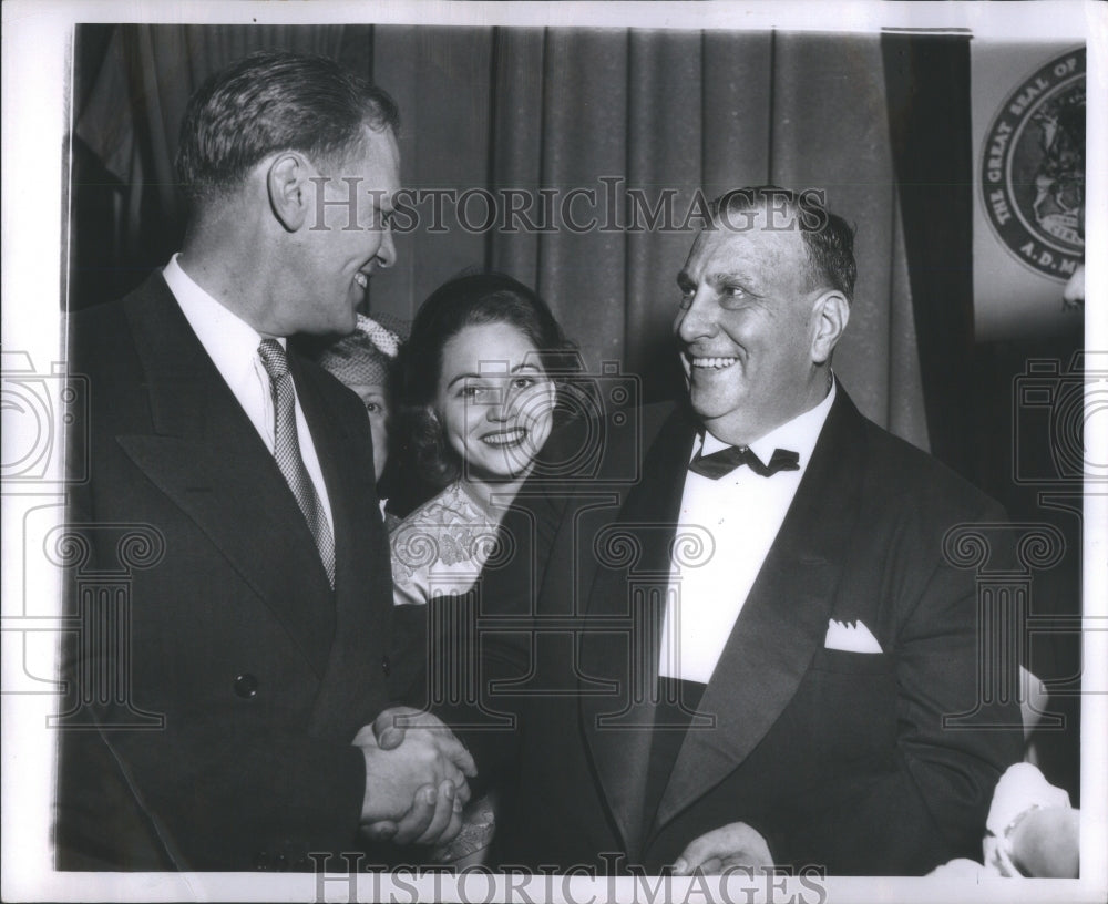 1953, Gerald Ford Mr &amp; Mrs Reid - RRU84667 - Historic Images