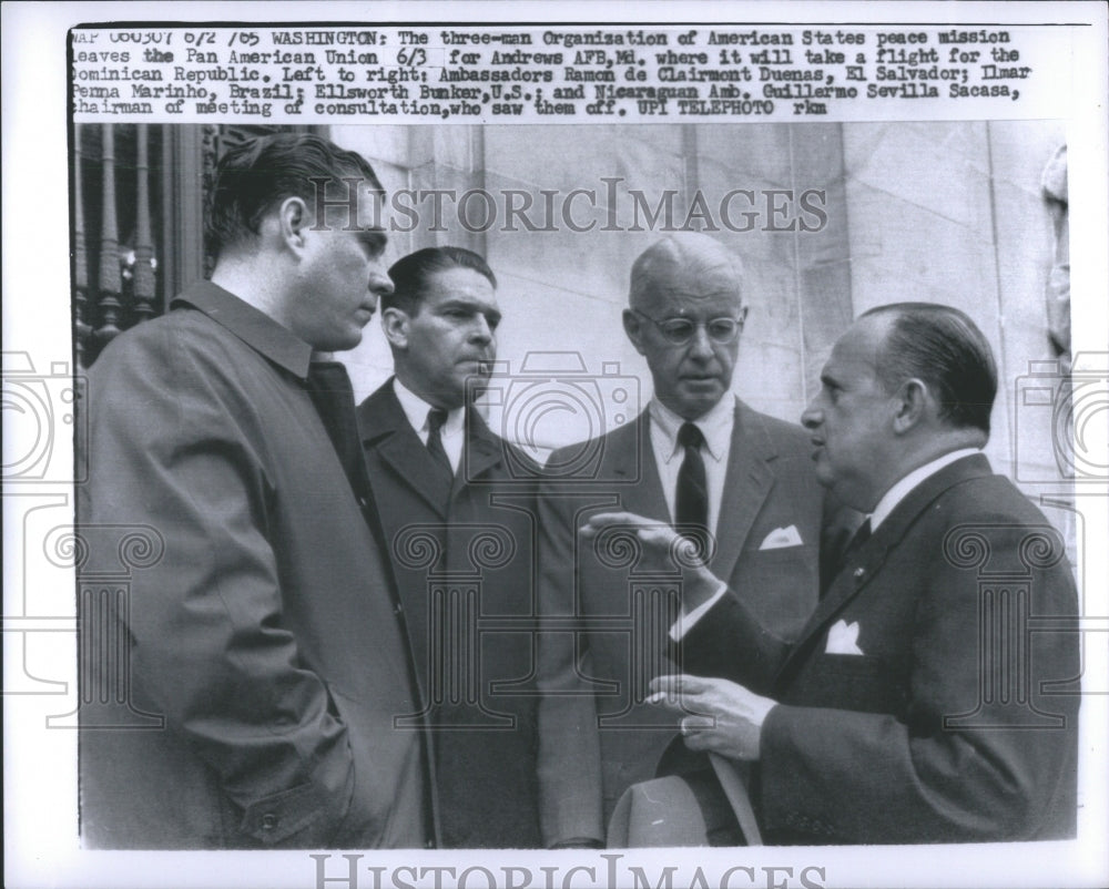 1965 Goillermo Sevilla Sacasa Chairman-Historic Images