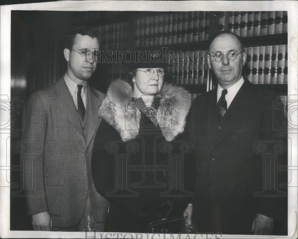 1937 Judge George M. Read with wife - Historic Images