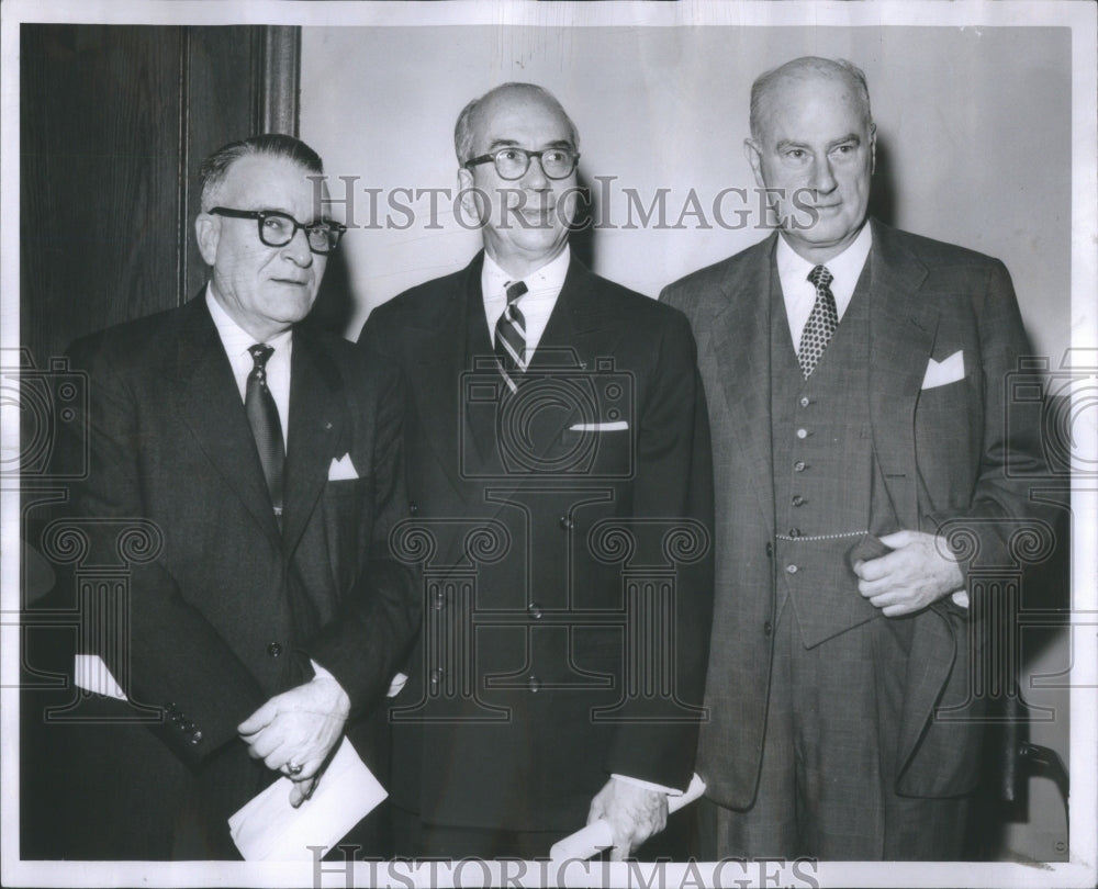 1956  J. Coleman, L. Strauss and C.Sullivan - Historic Images