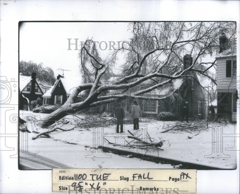 1979 Storms Michigan George Home Antwerp-Historic Images