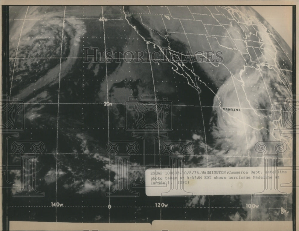 1976, Storms Hurricanes Madeleine - RRU85111 - Historic Images