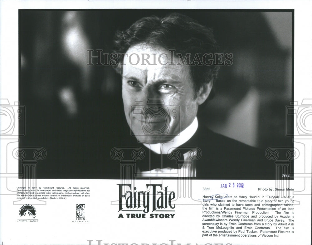 2002 Harbey Keitel Star Harry Houdini Fiar  - Historic Images