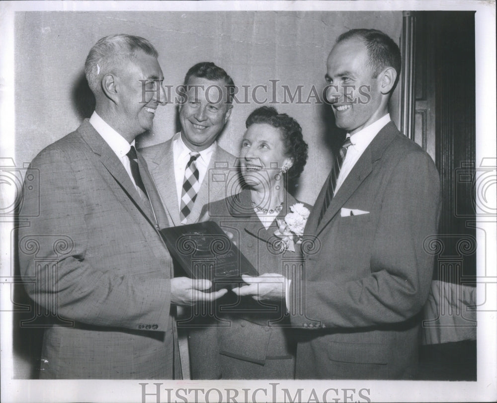 1957 Milton Rayner George Stafford Mass - Historic Images