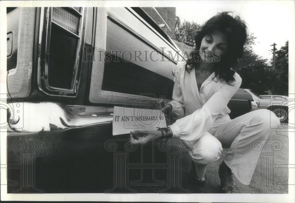 1981 Press Photo Sheila Thompson Religion Foundation - Historic Images