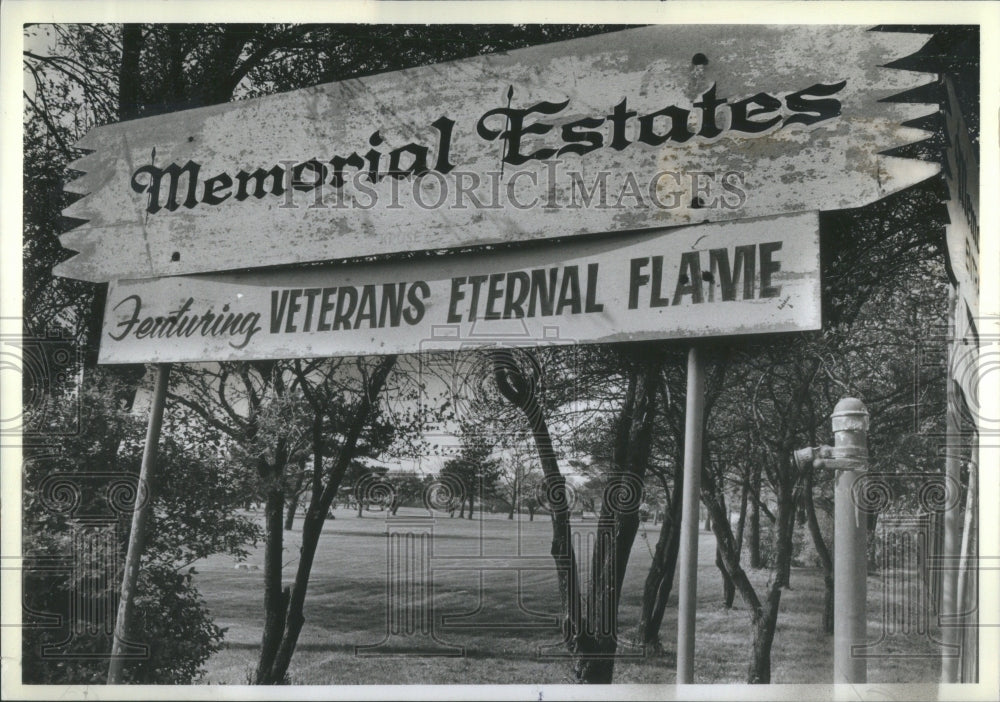 1981 Memorial Estates Veterans Eternal - Historic Images