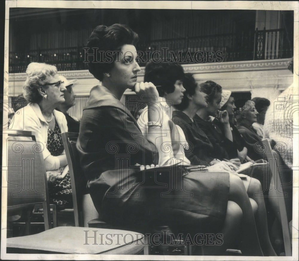 1963 Press Photo Republic symposium Chicago Audience - RRU85927 - Historic Images