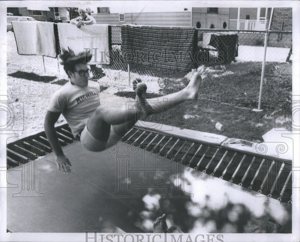 1970, Bob Lusk Play Jump Bed Spring Plays - RRU86055 - Historic Images