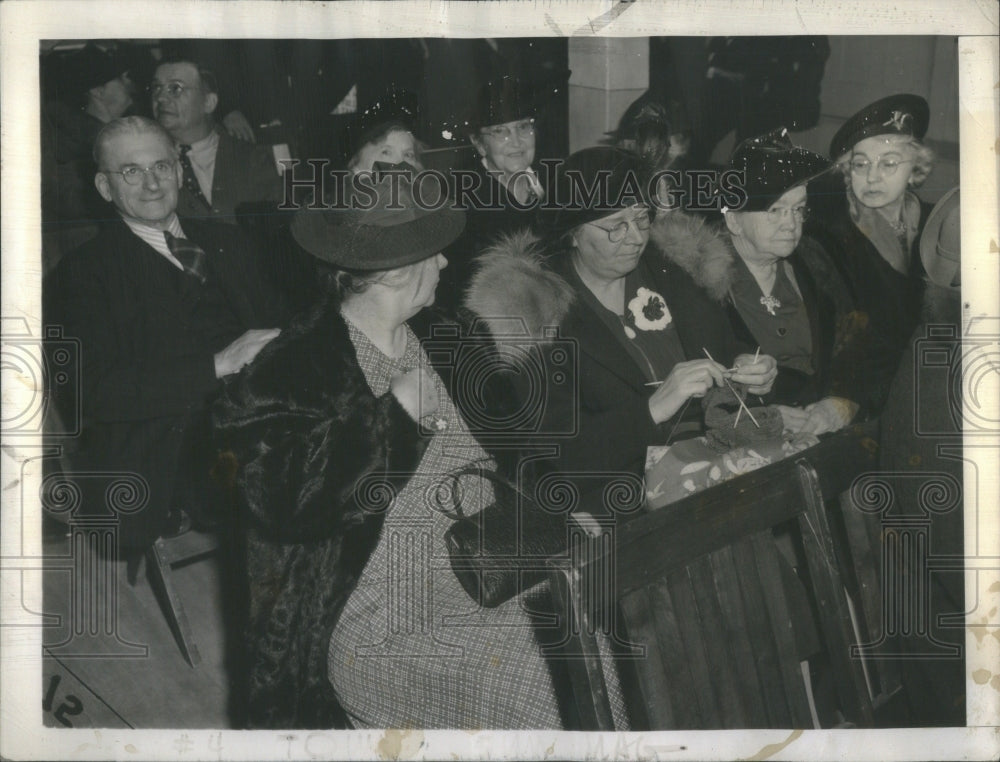 1942 Press Photo New England Town Meeting Democracy - Historic Images