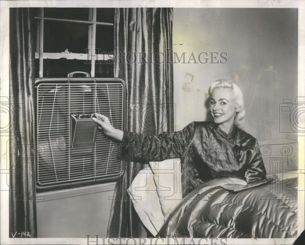 1956 Bedroom Cool Touch Dial Electric Fan - Historic Images