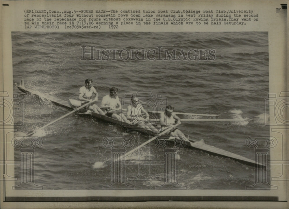 1972 Union Boat Club University coxswain-Historic Images