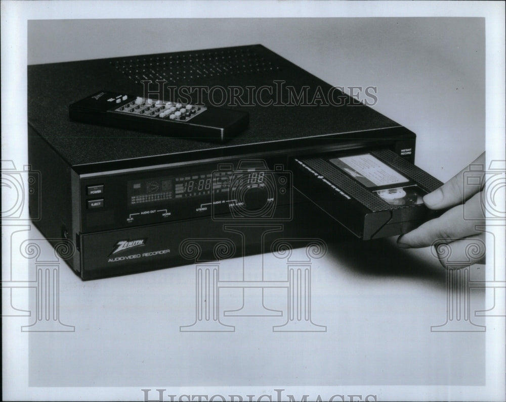 1986 Zenith Midi Videocassette Recorder-Historic Images